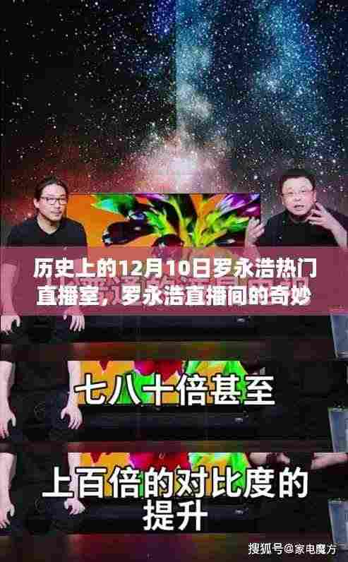 罗永浩直播间的奇妙探险，心灵与自然的美景之旅在直播室上演