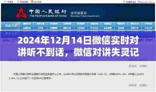 微信实时对讲失灵经历,一次特殊的语音日常