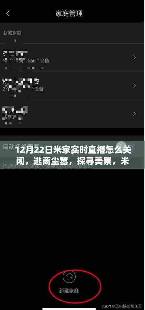 实用指南，如何在12月22日轻松关闭米家实时直播功能，启程心灵之旅，逃离尘嚣探寻美景