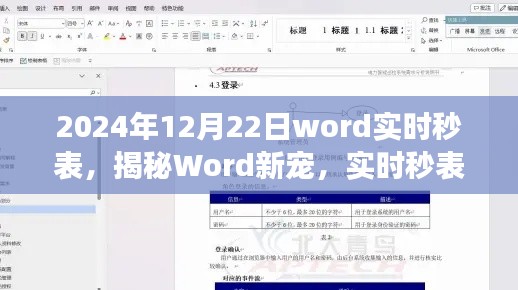 揭秘Word新宠实时秒表,倒计时功能助力高效办公新时代