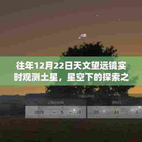 透过天文望远镜探索土星魅力,星空下的自信之旅