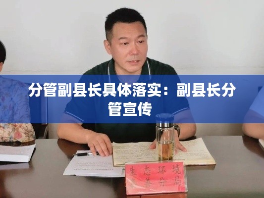 分管副县长具体落实:副县长分管宣传