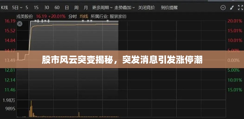 股市风云突变揭秘，突发消息引发涨停潮