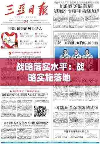 战略落实水平：战略实施落地 