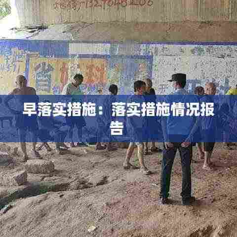 早落实措施:落实措施情况报告