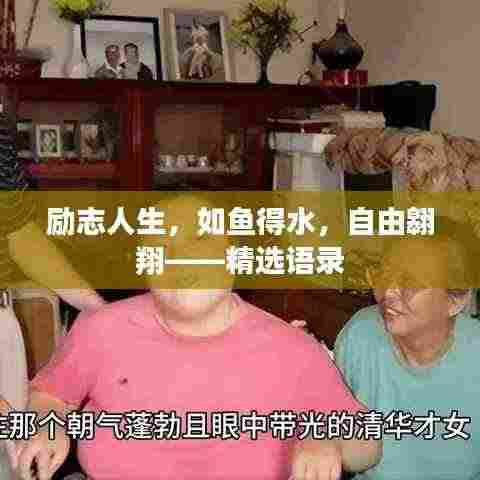 励志人生,如鱼得水,自由翱翔——精选语录