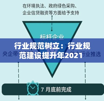 行业规范树立:行业规范建设提升年2021