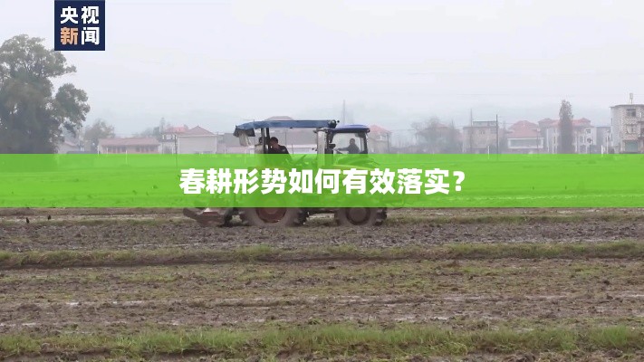 春耕形势如何有效落实?