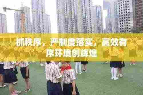 抓秩序,严制度落实,高效有序环境创辉煌