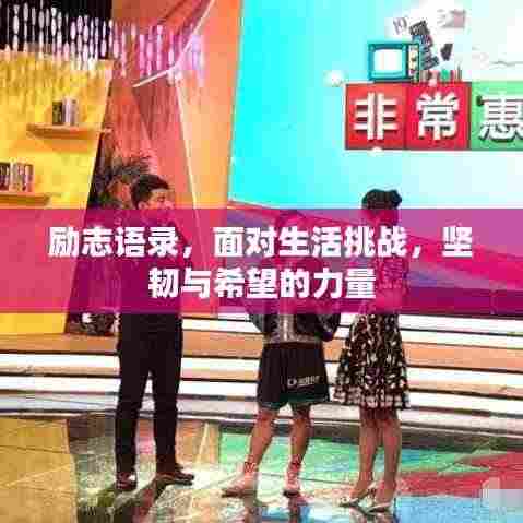 励志语录,面对生活挑战,坚韧与希望的力量