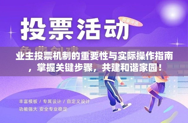 业主投票机制的重要性与实际操作指南,掌握关键步骤,共建和谐家园!